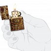Зажигалка ZIPPO 46278 Jack Daniel's с покрытием 540 Tumbled Brass
