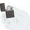 Зажигалка ZIPPO 46138 Wheel Of Fortune с покрытием High Polish Black