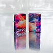 Зажигалка ZIPPO Tie Dye с покрытием 540 Tumbled Chrome 48982