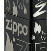 Зажигалка ZIPPO Classic с покрытием Black Matte 48908