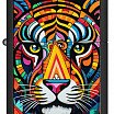 Зажигалка ZIPPO 46235 Tiger Stripes Design с покрытием Black Matte