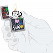 Зажигалка ZIPPO All Luck с покрытием Street Chrome 48682