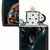 Зажигалка ZIPPO 46241 Tiger Roar Design с покрытием Black Matte