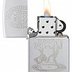 Зажигалка ZIPPO Vintage Dance с покрытием Satin Chrome 48728