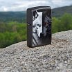 Зажигалка ZIPPO 46694 Two Wolves с покрытием Black Matte