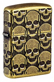 Зажигалка ZIPPO Armor® Cackling Cranium с покрытием Antique Brass 46302 