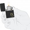 Зажигалка ZIPPO Fire Heart с покрытием Black Matte 46004