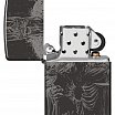 Зажигалка ZIPPO 46139 Skull King с покрытием High Polish Black