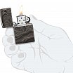 Зажигалка ZIPPO Marble Pattern с покрытием High Polish Black 49812