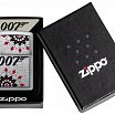 Зажигалка ZIPPO James Bond™ с покрытием Brushed Chrome 48734