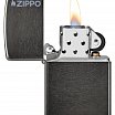 Зажигалка ZIPPO 28378ZL Logo с покрытием Gray Dusk 