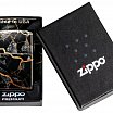 Зажигалка ZIPPO 46255 Fusion Marble Design с покрытием 540 Tumbled Chrome