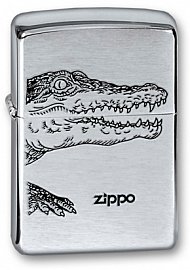Зажигалка ZIPPO 200 Alligator Крокодил 