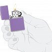 Зажигалка ZIPPO классическая с лавандовым матовым покрытием | Smoky Lavender Matte 46681