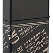 Зажигалка ZIPPO 46279 Jack Daniel's с покрытием Black Matte