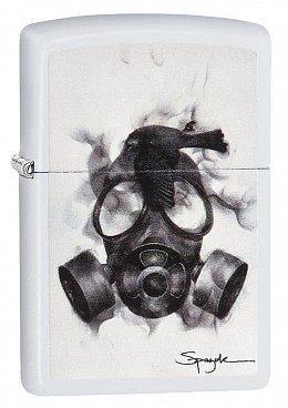 Зажигалка ZIPPO Spazuk с покрытием White Matte 29646