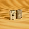 Зажигалка ZIPPO 46388 Ace of Skulls Design с покрытием 540 Tumbled Brass