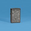 Зажигалка ZIPPO 46138 Wheel Of Fortune с покрытием High Polish Black