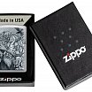 Зажигалка ZIPPO 46579 Mystical Beings Design с покрытием Brushed Chrome