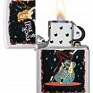 Зажигалка ZIPPO Cool Chick с покрытием Satin Chrome 48930
