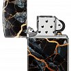 Зажигалка ZIPPO 46255 Fusion Marble Design с покрытием 540 Tumbled Chrome