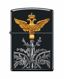Зажигалка ZIPPO 218 RUSSIAN COAT OF ARMS  - Двуглавый орёл  