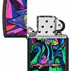 Зажигалка ZIPPO Counter Culture с покрытием Black Light 48386