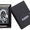Зажигалка ZIPPO 29854 Skull Clock - Череп и Часы