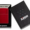 Зажигалка ZIPPO 21063ZL Logo с покрытием Candy Apple Red™