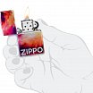 Зажигалка ZIPPO Tie Dye с покрытием 540 Tumbled Chrome 48982