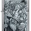 Зажигалка ZIPPO 46579 Mystical Beings Design с покрытием Brushed Chrome