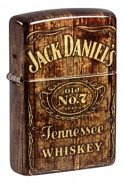 Зажигалка ZIPPO 46278 Jack Daniel's с покрытием 540 Tumbled Brass