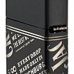 Зажигалка ZIPPO 46279 Jack Daniel's с покрытием Black Matte