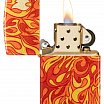 Зажигалка ZIPPO Fire с покрытием 540 Tumbled Brass 48981
