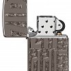 Зажигалка ZIPPO 46312 Reverse Carve с покрытием Black Ice®