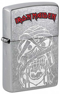 Зажигалка ZIPPO Iron Maiden с покрытием Street Chrome 48667