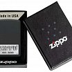 Зажигалка ZIPPO License Plate с покрытием Black Matte 48689