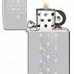 Зажигалка ZIPPO Slim® Honeycomb Design с покрытием High Polish Chrome 46270