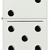 Зажигалка ZIPPO 46159 Domino Design с покрытием White Matte