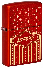 Зажигалка ZIPPO Лучшая цена 2023 с покрытием Metallic Red 48785 