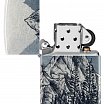 Зажигалка ZIPPO 46280 Mountain Sketch с покрытием 540 Tumbled Chrome