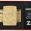 Зажигалка ZIPPO Armor® Luxury Waves Design с покрытием Tumbled Brass 46273