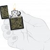 Зажигалка ZIPPO 46478 Reflection Design с покрытием Black Matte