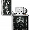 Зажигалка ZIPPO Jack Daniels® с покрытием Street Chrome 48748