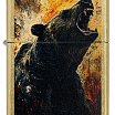 Зажигалка ZIPPO 46695 Grizzly Roar Design с покрытием Street Brass - 