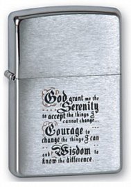 Зажигалка ZIPPO Библия Brushed Chrome 200 Библия 