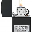 Зажигалка ZIPPO License Plate с покрытием Black Matte 48689