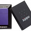 Зажигалка ZIPPO Slim® с покрытием Purple Matte 1637