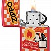 Зажигалка ZIPPO Retro Design с покрытием Red Matte 48998