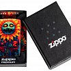 Зажигалка ZIPPO 46267 Spooky Sunflower с покрытием 540 Tumbled Brass